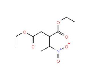 Diethyl 2-(1-nitroethyl)succinate (CAS 4753-29-1) - chemical structure image