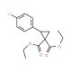 Diethyl 2-(4-chlorophenyl)-1,1-cyclopropanedicarboxylate (CAS 74444-83-0) - chemical structure image