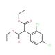 Diethyl (2,4-dichlorophenyl)malonate (CAS 111544-93-5) - chemical structure image