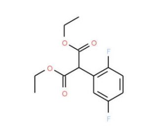 Diethyl (2,5-difluorophenyl)malonate (CAS 247170-23-6) - chemical structure image