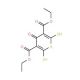 Diethyl 2,6-dimercapto-4-oxo-4H-thiopyran-3,5-dicarboxylate (CAS 35388-08-0) - chemical structure image