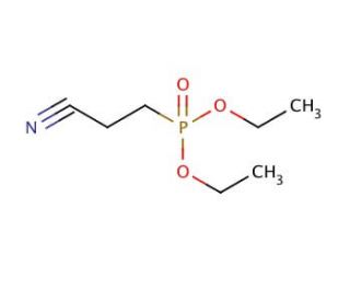 Diethyl (2-cyanoethyl)phosphonate (CAS 10123-62-3) - chemical structure image
