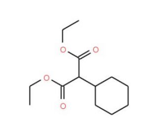 Diethyl 2-cyclohexylmalonate (CAS 2163-44-2) - chemical structure image
