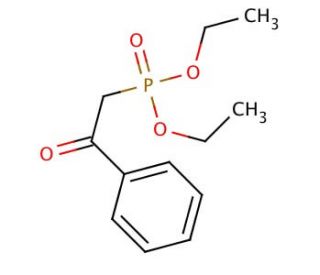 Diethyl (2-oxo-2-phenylethyl)phosphonate (CAS 3453-00-7) - chemical structure image