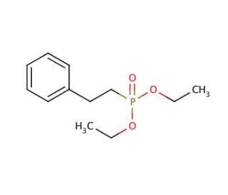 Diethyl 2-phenylethyl phosphonate (CAS 54553-21-8) - chemical structure image