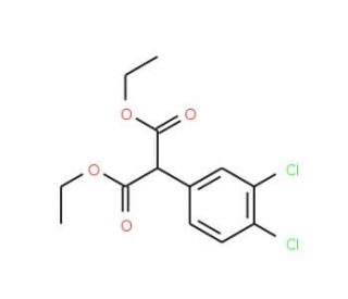 Diethyl (3,4-dichlorophenyl)malonate (CAS 28751-26-0) - chemical structure image