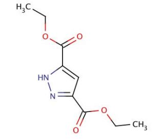 Diethyl 3,5-pyrazoledicarboxylate (CAS 37687-24-4) - chemical structure image
