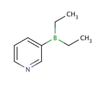 Diethyl(3-pyridyl)borane (CAS 89878-14-8) - chemical structure image