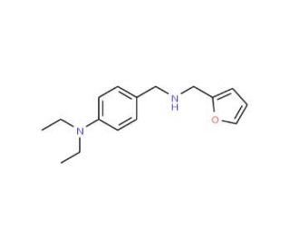Diethyl-(4-{[(furan-2-ylmethyl)-amino]-methyl}-phenyl)-amine - chemical structure image