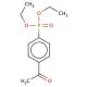 diethyl 4-acetylphenylphosphonate - chemical structure image
