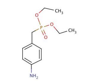 Diethyl 4-aminobenzylphosphonate (CAS 20074-79-7) - chemical structure image