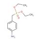 Diethyl 4-aminobenzylphosphonate (CAS 20074-79-7) - chemical structure image