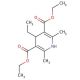 Diethyl 4-ethyl-1,4-dihydro-2,6-dimethyl-3,5-pyridinedicarboxylate (CAS 1153-66-8) - chemical structure image