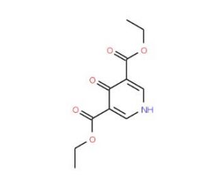 Diethyl 4-oxo-1,4-dihydro-3,5-pyridinedicarboxylate (CAS 74632-03-4) - chemical structure image