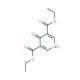 Diethyl 4-oxo-1,4-dihydro-3,5-pyridinedicarboxylate (CAS 74632-03-4) - chemical structure image