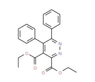 Diethyl 5,6-diphenyl-3,4-pyridazinedicarboxylate - chemical structure image