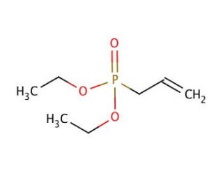 Diethyl allylphosphonate (CAS 1067-87-4) - chemical structure image