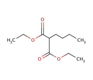 Diethyl butylmalonate (CAS 133-08-4) - chemical structure image