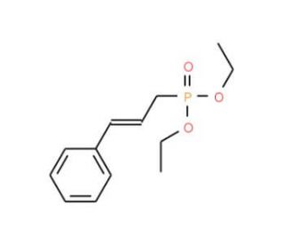 Diethyl cinnamylphosphonate (CAS 17316-55-1) - chemical structure image