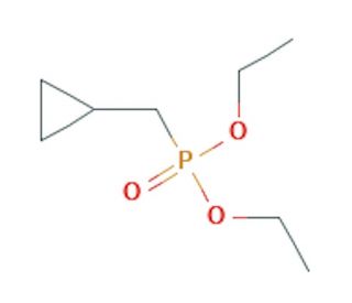 Diethyl cyclopropylmethyl phosphonate (CAS 863975-37-5) - chemical structure image