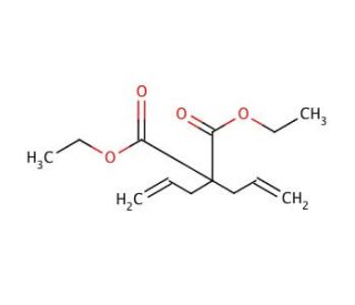 Diethyl diallylmalonate (CAS 3195-24-2) - chemical structure image
