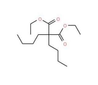 Diethyl dibutylmalonate (CAS 596-75-8) - chemical structure image
