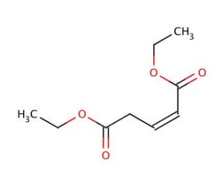 Diethyl glutaconate, mixture of cis and trans (CAS 2049-67-4) - chemical structure image