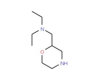 Diethyl-morpholin-2-ylmethylamine (CAS 122894-66-0) - chemical structure image