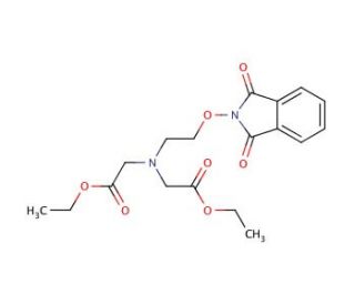 Diethyl N-[(2-Phthalimido)oxy]ethyl-N,N-Di-ethanoate - chemical structure image