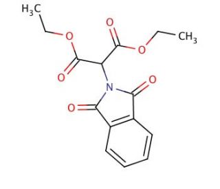 Diethyl phthalimidomalonate (CAS 5680-61-5) - chemical structure image