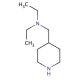 Diethyl(piperidin-4-ylmethyl)amine (CAS 116905-90-9) - chemical structure image
