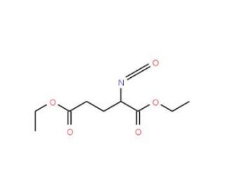 Diethyl (S)-(&minus;)-2-Isocyanatoglutarate (CAS 145080-95-1) - chemical structure image