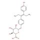 Diethyl Stilbestrol β-D-Glucuronide (CAS 2408-40-4) - chemical structure image