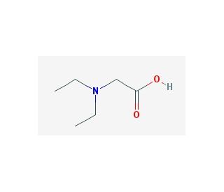Diethylamino-acetic acid (CAS 1606-01-5) - chemical structure image