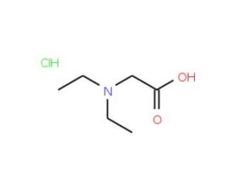 Diethylamino-acetic acid hydrochloride (CAS 24376-01-0) - chemical structure image