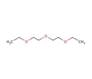 Diethylene glycol diethyl ether (CAS 112-36-7) - chemical structure image