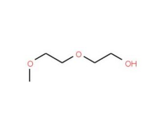 Diethylene glycol monomethyl ether (CAS 111-77-3) - chemical structure image