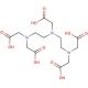Diethylenetriaminepentaacetic acid (CAS 67-43-6) - chemical structure image