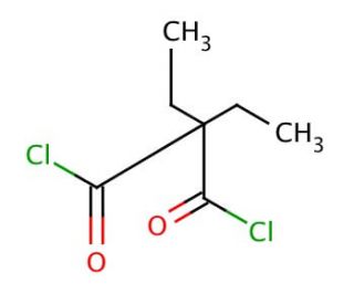 Diethylmalonyl dichloride (CAS 54505-72-5) - chemical structure image