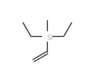 Diethylmethylvinylsilane (CAS 18292-29-0) - chemical structure image
