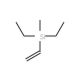 Diethylmethylvinylsilane (CAS 18292-29-0) - chemical structure image
