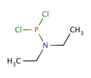 Diethylphosphoramidous dichloride (CAS 1069-08-5) - chemical structure image