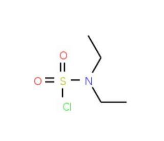 diethylsulfamoyl chloride (CAS 20588-68-5) - chemical structure image
