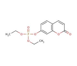 Diethylumbelliferyl phosphate (CAS 897-83-6) - chemical structure image