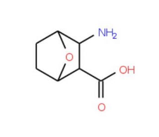 diexo-3-Amino-7-oxa-bicyclo[2.2.1]heptane-2-carboxylic acid (CAS 4576-30-1) - chemical structure image