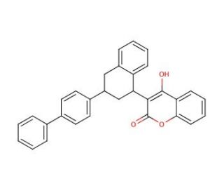 Difenacoum (CAS 56073-07-5) - chemical structure image