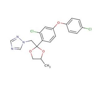Difenoconazole (CAS 119446-68-3) - chemical structure image