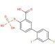 Diflunisal Phosphate (CAS 84958-45-2) - chemical structure image