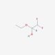 Difluoroacetaldehyde Ethyl Hemiacetal (CAS 148992-43-2) - chemical structure image