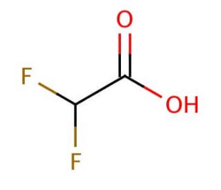 Difluoroacetic acid (CAS 381-73-7) - chemical structure image